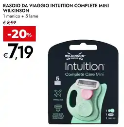 Bennet Rasoi da viaggio intuition complete mini Wilkinson offerta