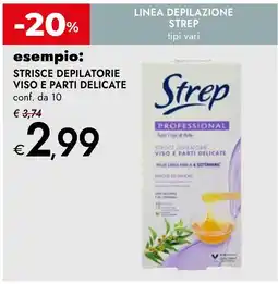 Bennet Strisce depilatorie viso e parti delicate Strep offerta