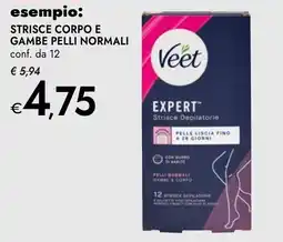 Bennet Veet Strisce Depilatorie Expert offerta