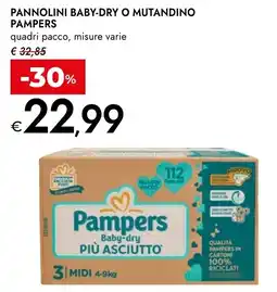 Bennet Pampers Baby-dry offerta