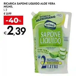 Bennet Sapone liquido aloe vera milmil offerta