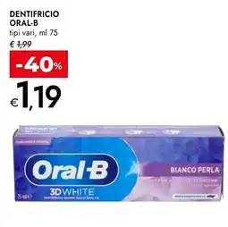 Bennet Dentifricio Oral-B offerta