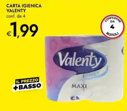 Bennet Carta igienica Valenty offerta