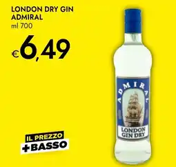 Bennet Admiral London Gin Dry offerta