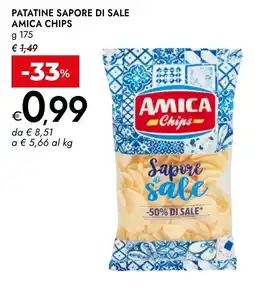 Bennet Patatine sapore di sale Amica Chips offerta