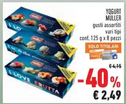 Conad YOGURT MULLER offerta