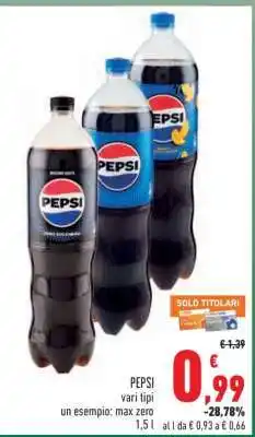 Conad Pepsi offerta