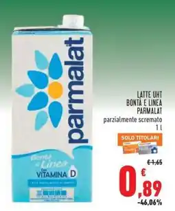 Conad LATTE UHT BONTÀ E LINEA PARMALAT offerta
