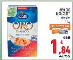 Conad RISO ORO RISO SCOTTI classico offerta
