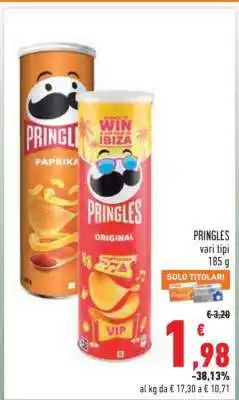 Conad PRINGLES vari tipi offerta