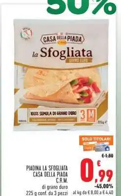 Conad Piadina La Sfogliata Casa Della Piada C.R.M offerta