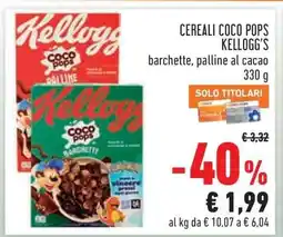 Conad Cereali Coco Pops Kellogg's offerta