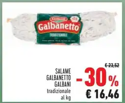 Conad Salame Galbanetto Galbani offerta
