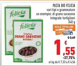 Conad PASTA BIO FELICIA offerta