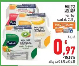 Conad MOUSSE MELINDA offerta