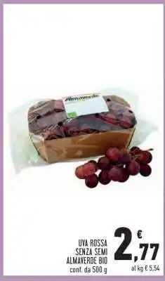 Conad UVA ROSSA SENZA SEMI ALMAVERDE BIO offerta