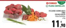 Conad Spezzatino di bovino adulto offerta