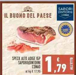 Conad SPECK ALTO ADIGE IGP SAPORI&DINTORNI CONAD offerta