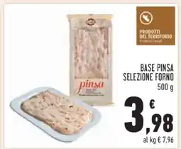 Conad BASE PINSA SELEZIONE FORNO offerta