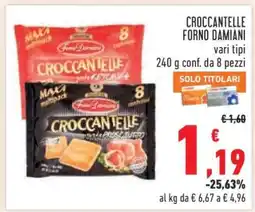 Conad CROCCANTELLE FORNO DAMIANI offerta