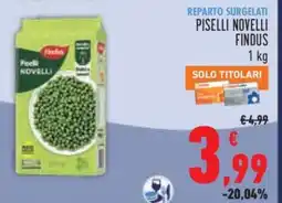 Conad Piselli Novelli Findus offerta