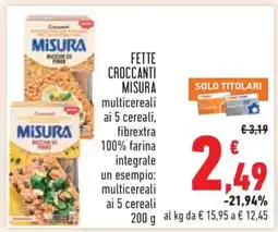 Conad FETTE CROCCANTI MISURA offerta