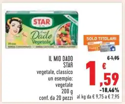 Conad IL MIO DADO STAR offerta