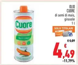 Conad OLIO CUORE offerta