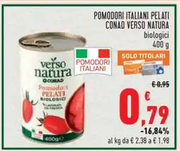 Conad Pomodori Italiani Pelati Conad Verso Natura offerta