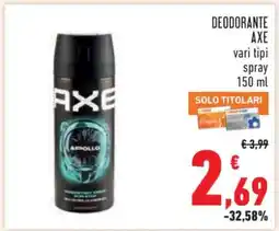 Conad DEODORANTE AXE offerta