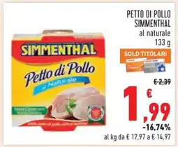 Conad PETTO DI POLLO SIMMENTHAL offerta