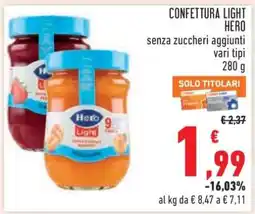 Conad CONFETTURA LIGHT HERO offerta