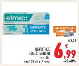 Conad DENTIFRICIO ELMEX, MERIDOL offerta