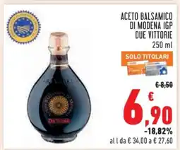 Conad Aceto Balsamico di Modena IGP Due Vittorie offerta