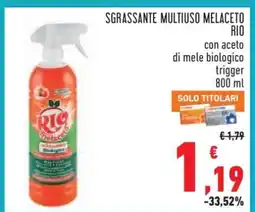 Conad SGRASSANTE MULTIUSO MELACETO RIO offerta