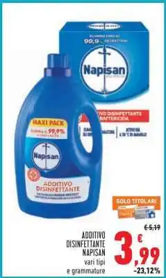 Conad Additivo Disinfettante Napisan offerta