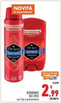 Conad DEODORANTE OLD SPICE offerta