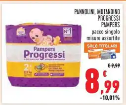 Conad Pannolini, Mutandino Progressi Pampers offerta
