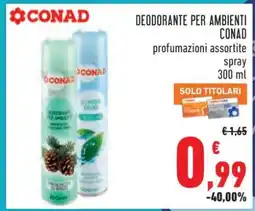 Conad Deodorante per ambienti CONAD offerta