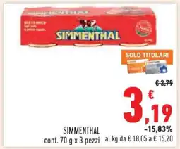 Conad SIMMENTHAL offerta