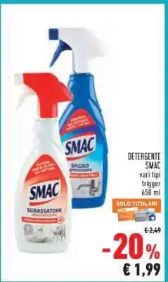 Conad DETERGENTE SMAC offerta
