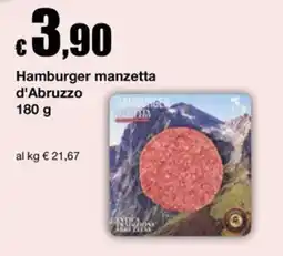 Sì con te Superstore Hamburger manzetta d'Abruzzo offerta