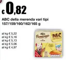 Sì con te Superstore ABC della merenda Parmareggio offerta