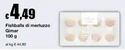 Sì con te Superstore Fishballs di merluzzo Gimar offerta