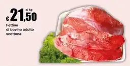 Sì con te Superstore Fettine di bovino adulto scottone offerta