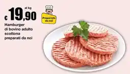 Sì con te Superstore Hamburger di bovino adulto scottone offerta