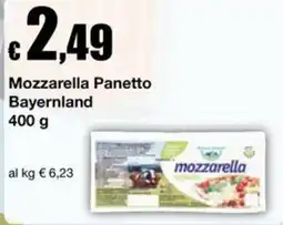 Sì con te Superstore Mozzarella Panetto Bayernland offerta