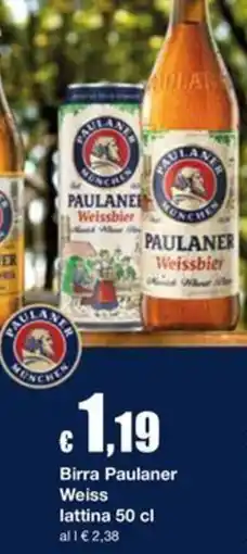 Sì con te Superstore Birra Paulaner Weiss offerta