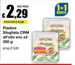 Sì con te Superstore Piadina Sfogliata CRM all'olio evo offerta