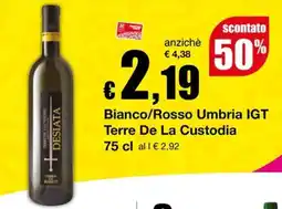 Sì con te Superstore Desiata Bianco/Rosso Umbria IGT offerta